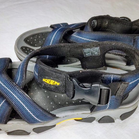 Keen Blue Strappy Mens Sandals Size 8 - Picture 3 of 5